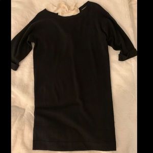 Club Mónaco by Ralph Lauren 100% Wool Back Tie Sweater Dress